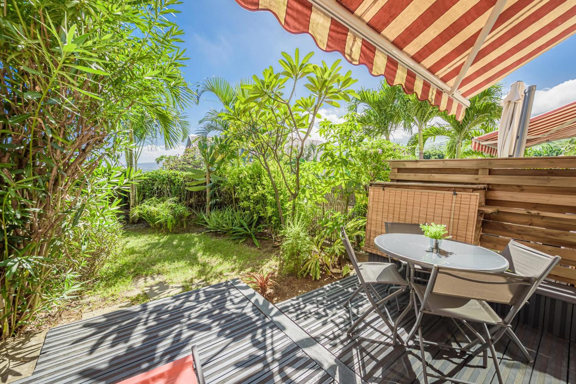 Le Jardin Des Tuit Tuit * Vue Mer * Cozy Saint-Leu Exterior foto